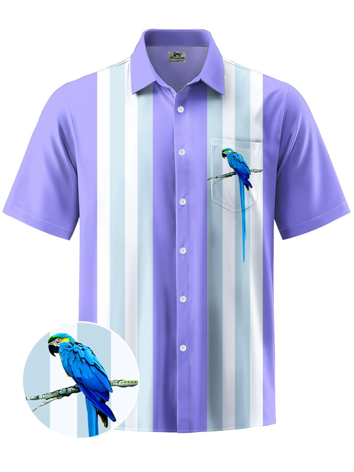 Alohadaddy® Hawaiian Parrot Print Men&