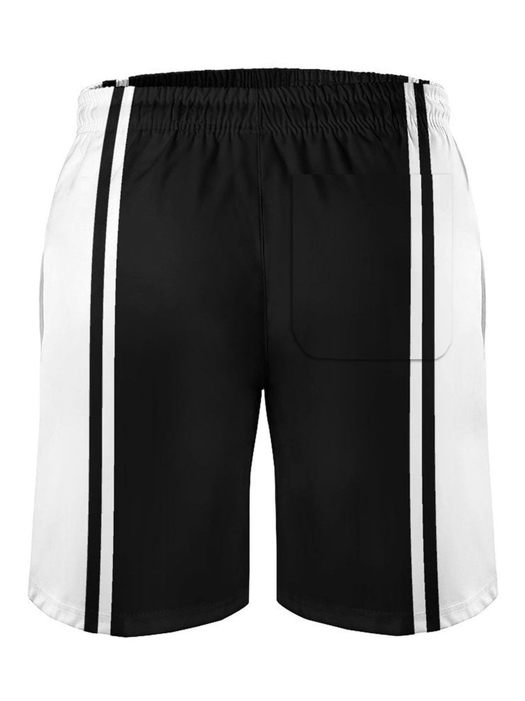 Alohadaddy Basic Striped Board Shorts Stretch Quick-Dry Casual Boat Pants Big Tall