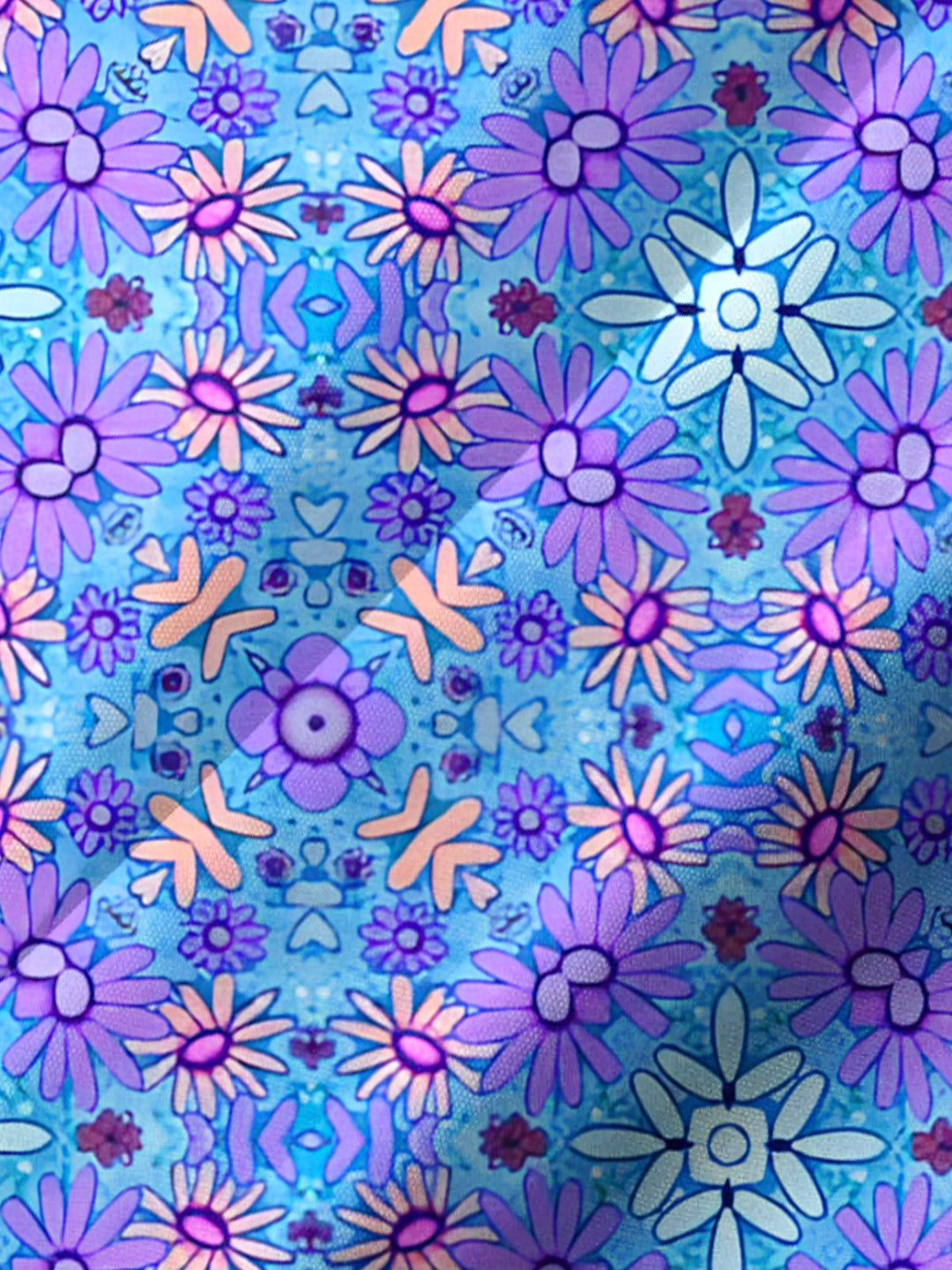 Alohadaddy® Retro Abstract Geometric Gradient Men&