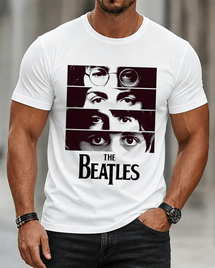 Alohadaddy® Vintage Rock Music Poster Graphic Short-Sleeve T-Shirt
