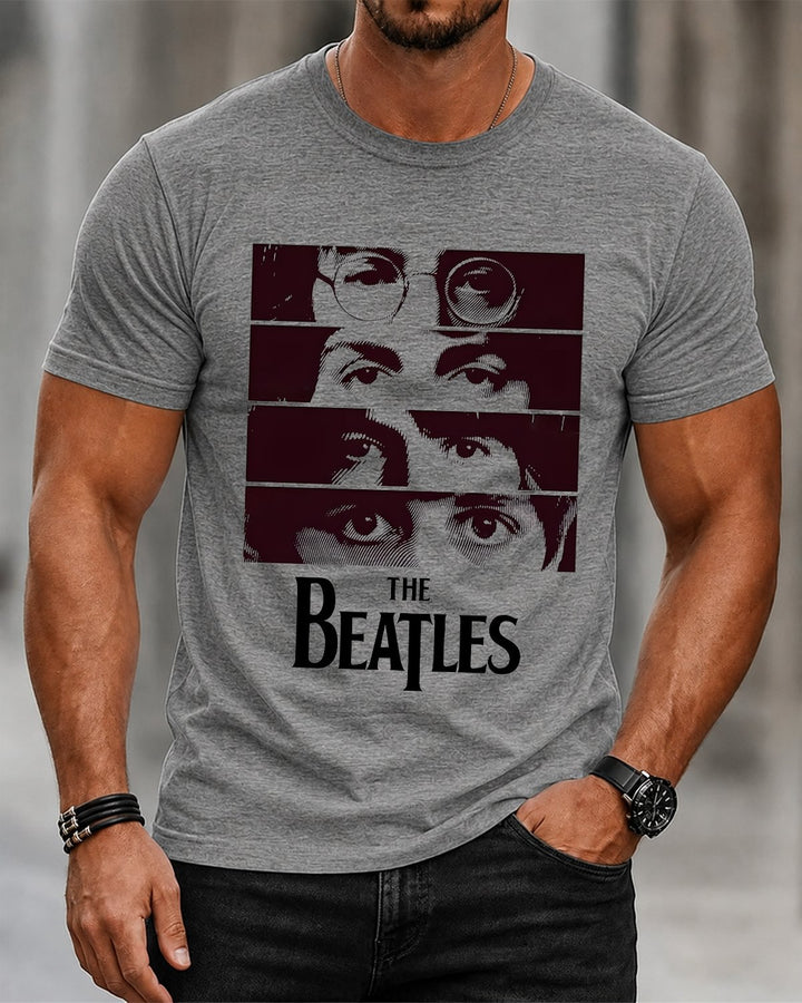 Alohadaddy® Vintage Rock Music Poster Graphic Short-Sleeve T-Shirt