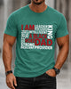 Alohadaddy® Vintage Lettering Dad Short-Sleeve T-Shirt