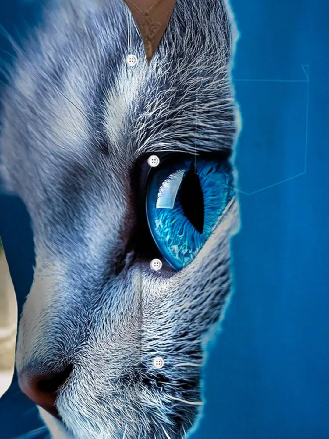Alohadaddy® Vintage Cat Print 3D Animal Men&