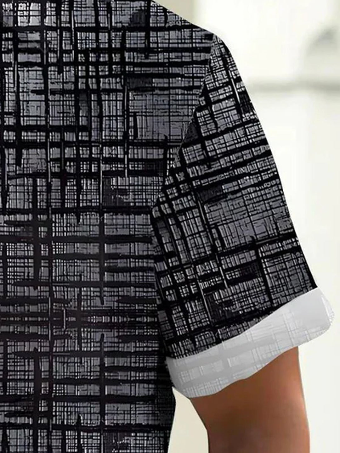 Alohadaddy® Vintage Gradient Textured Geometric Men&