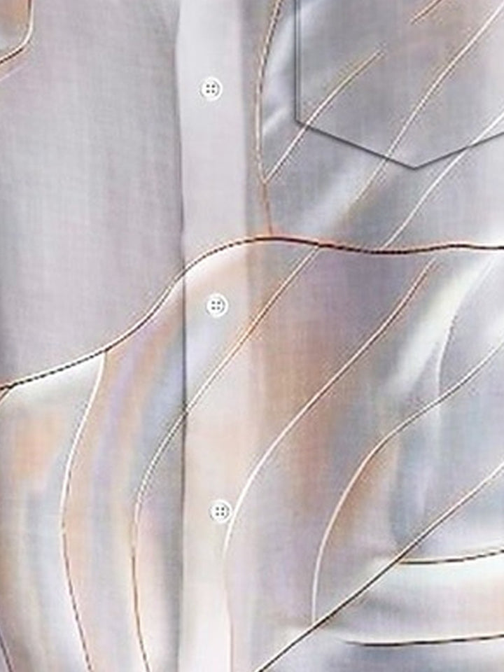 Alohadaddy® Hawaiian Tropical Leaves Ombre Floral Men&