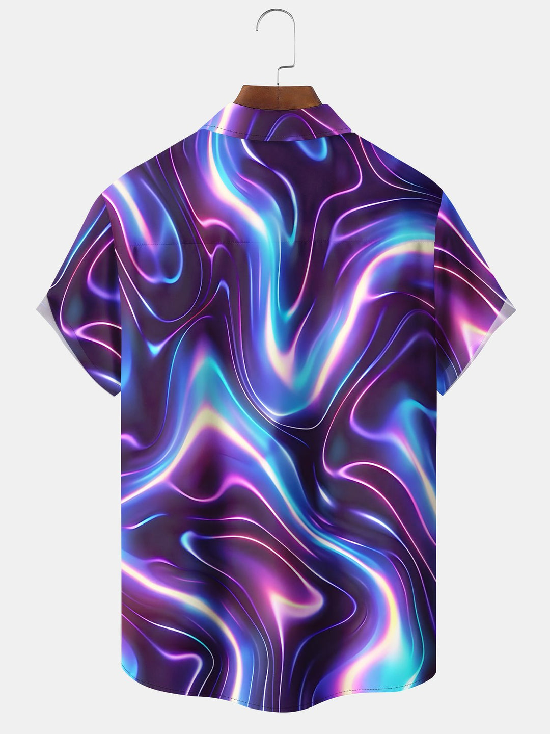 Alohadaddy® Summer Retro Abstract Gradient Lines 3D Men&