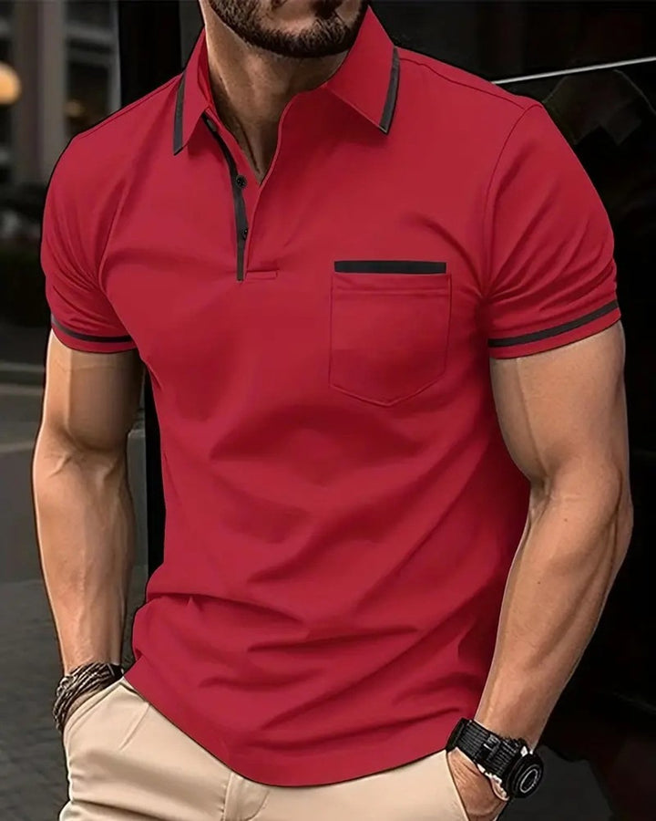 Alohadaddy® Pocket Panelled Polo Men&