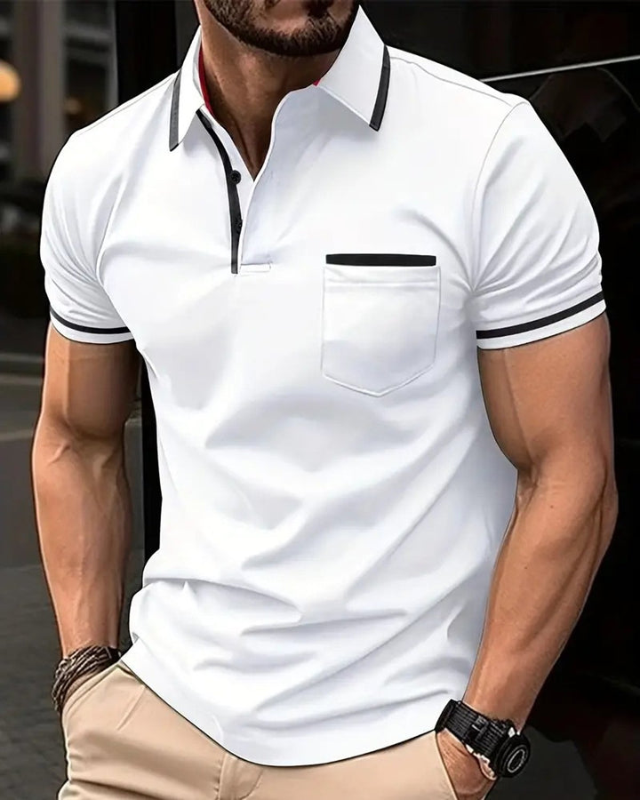 Alohadaddy® Pocket Panelled Polo Men&