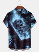 Alohadaddy® Holiday Vintage Halloween Skull Mouse Gradient Shirt