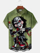 Alohadaddy® Halloween Classic Movie Muppet Holiday Stretch Pocket Shirt