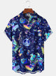 Alohadaddy® Halloween Nightmare Animated Movie Holiday Pocket Shirt