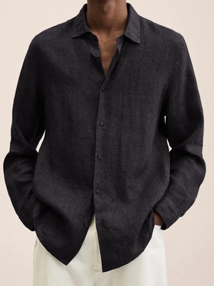 Cotton-Blend Basic Series Shirts &amp; Tops
