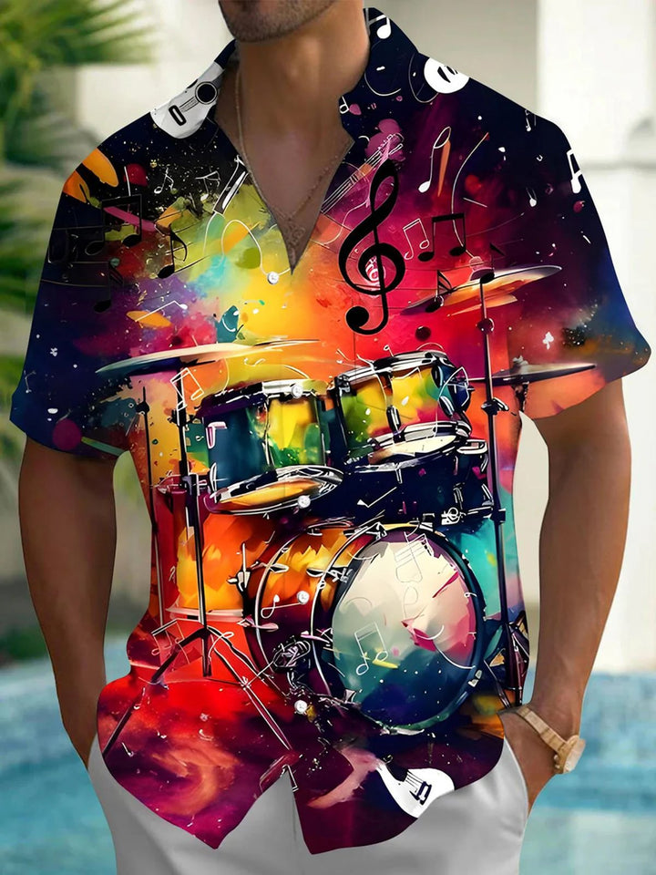 Alohadaddy® Vintage Drum Set Art Print Men&