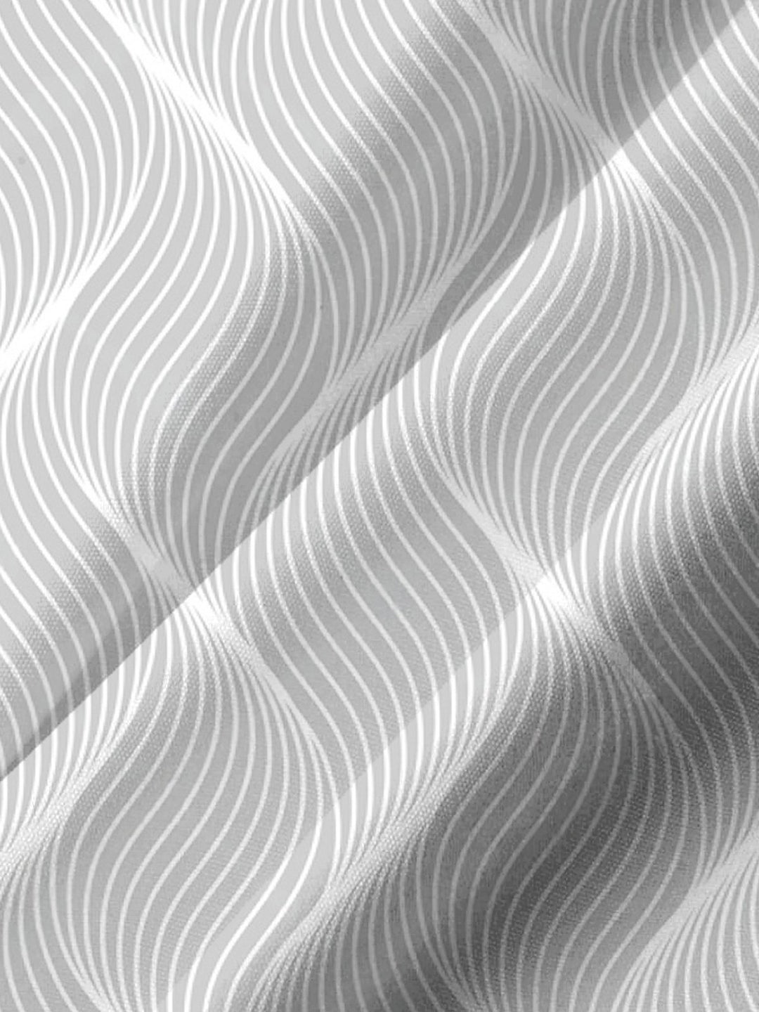 Alohadaddy® Casual Stripe Geometric Art Print Chest Pocket Men&