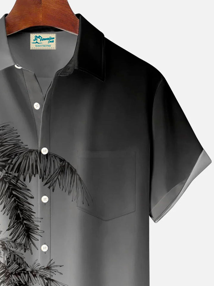 Alohadaddy Botanical Retro Gradient 3D Digital Print Men&