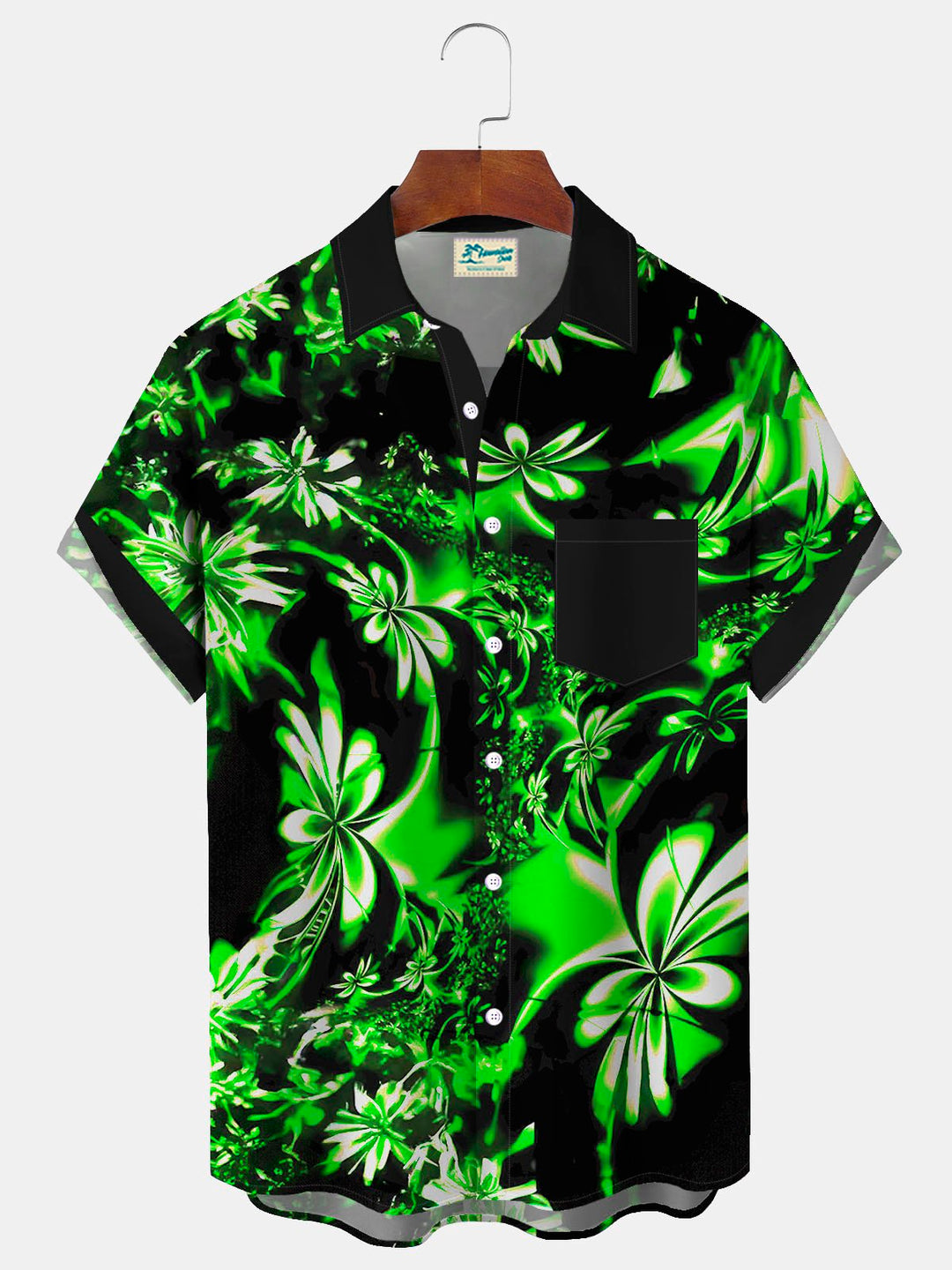 Alohadaddy Hawaiian Floral 3D Print Men&