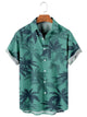 Camisa hawaiana informal de manga corta con estampado Tommy Vercetti de Gta Vice City para hombre