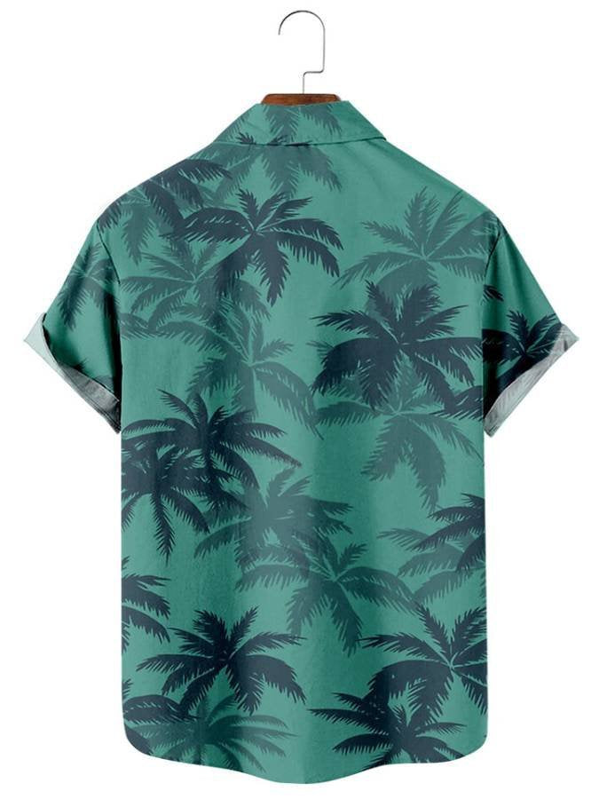 Camisa hawaiana informal de manga corta con estampado Tommy Vercetti de Gta Vice City para hombre