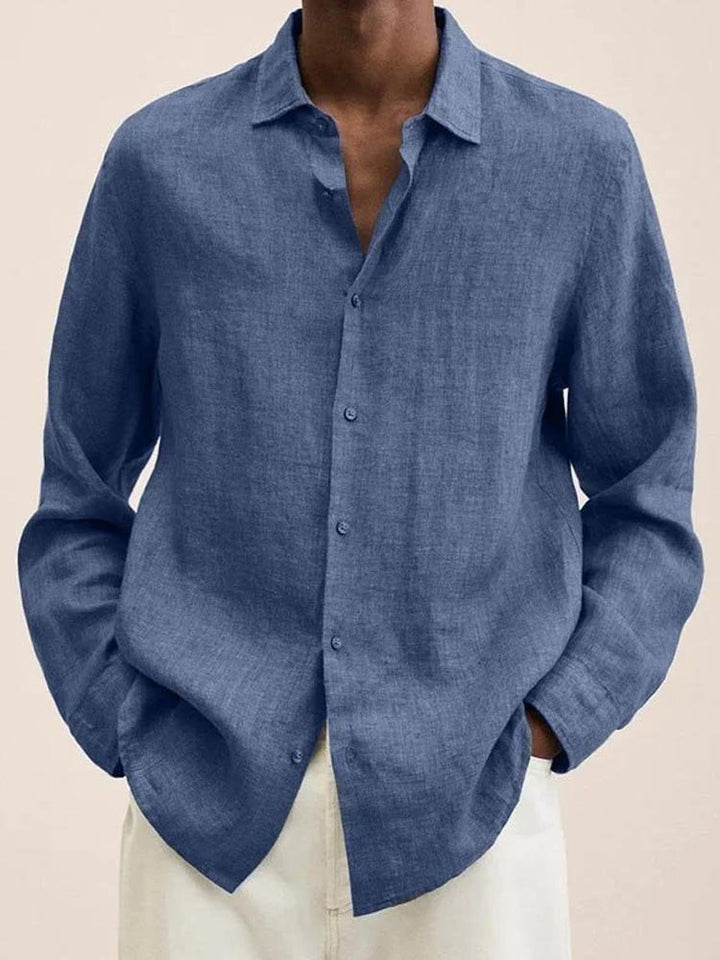 Cotton-Blend Basic Series Shirts &amp; Tops