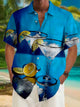 Alohadaddy Hawaiian Cocktail Lemon Men's Button Down Pocket Shirt