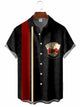 Men's Poker Vintage Bowling Shirt