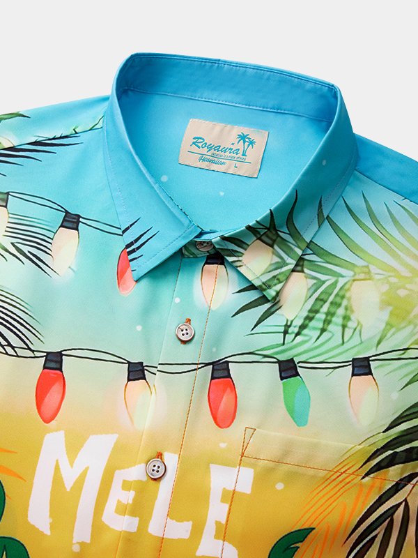 Alohadaddy Christmas Beach Vacation Red Men&