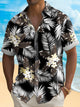 Camisa hawaiana con estampado floral botánico y bolsillo para acampar para hombre Alohadaddy Beach Vacation