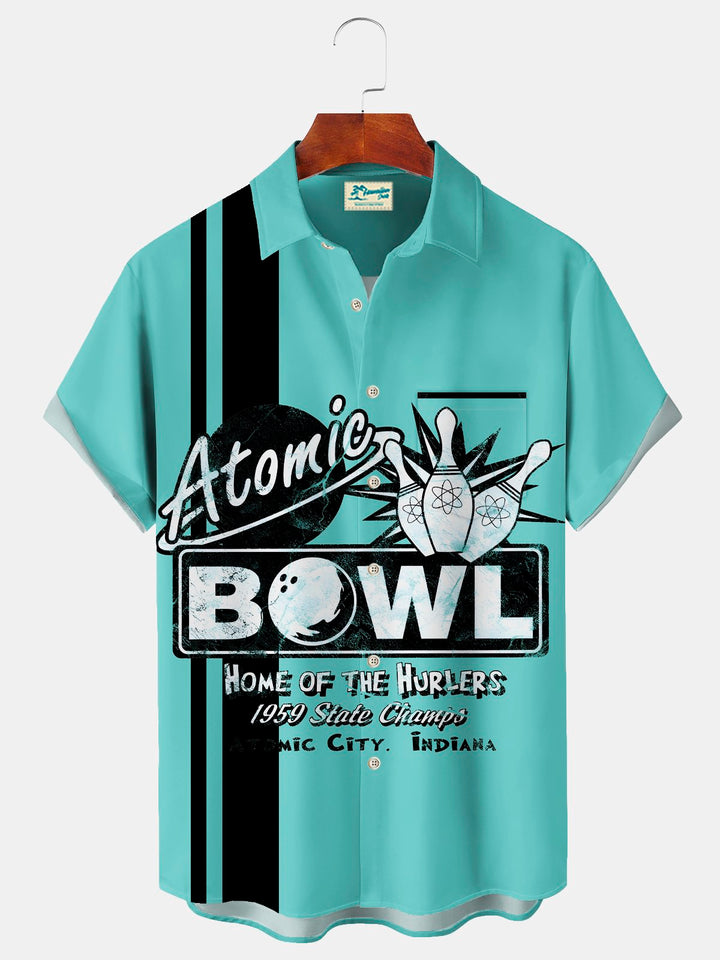 Alohadaddy Vintage Bowling Print Men&