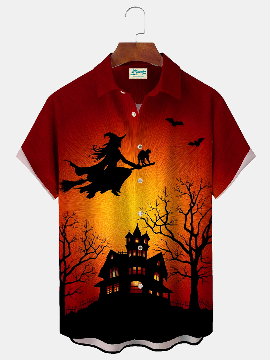 Alohadaddy Halloween Witch Print Men&