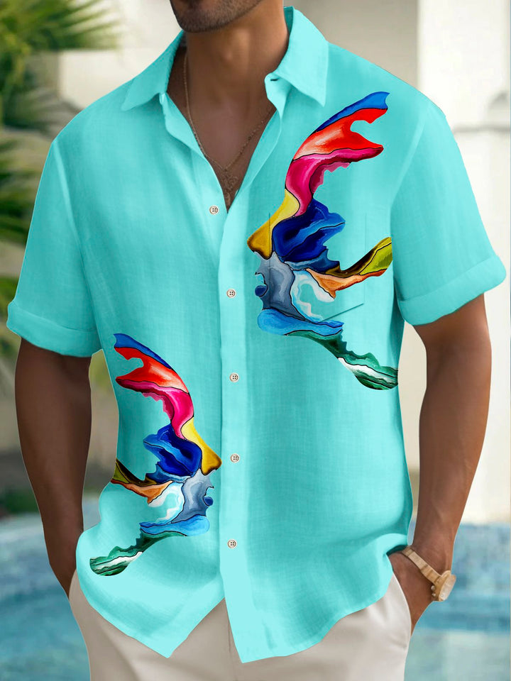 Alohadaddy Vintage Face Art Print Men&