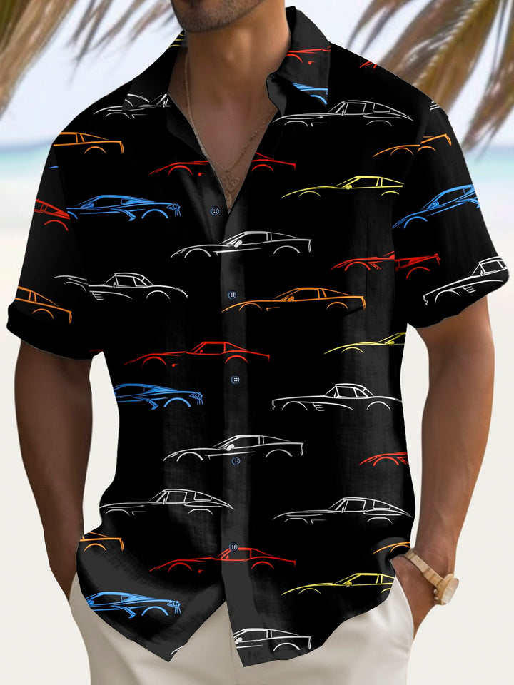 Alohadaddy Vintage Car Print Men&