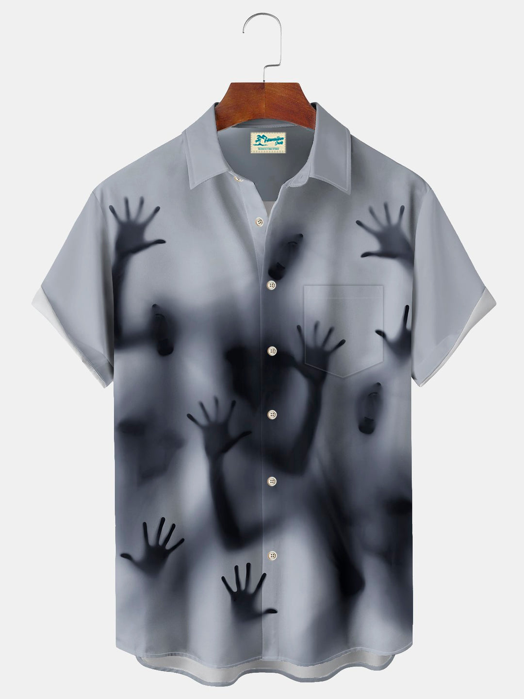 Alohadaddy Halloween Ghost Print Men&