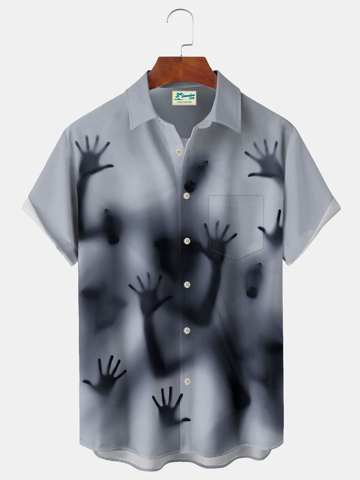 Alohadaddy Halloween Ghost Print Men&