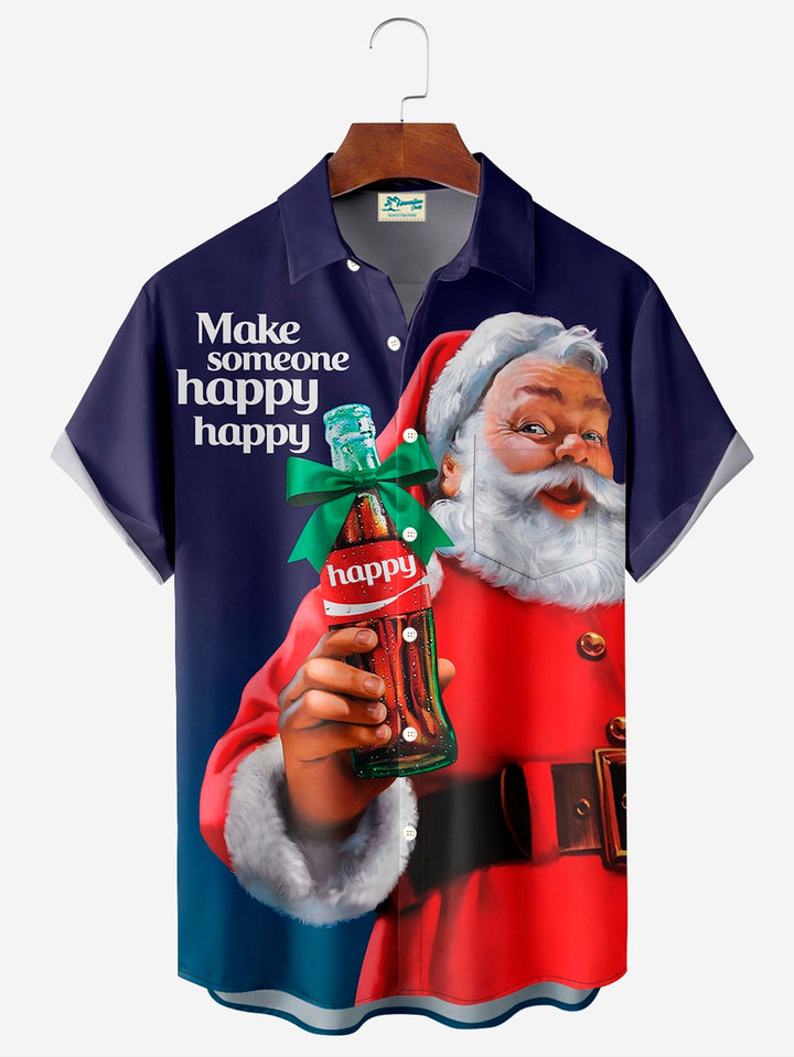 Alohadaddy Christmas Santa 3D Digital Print Men&