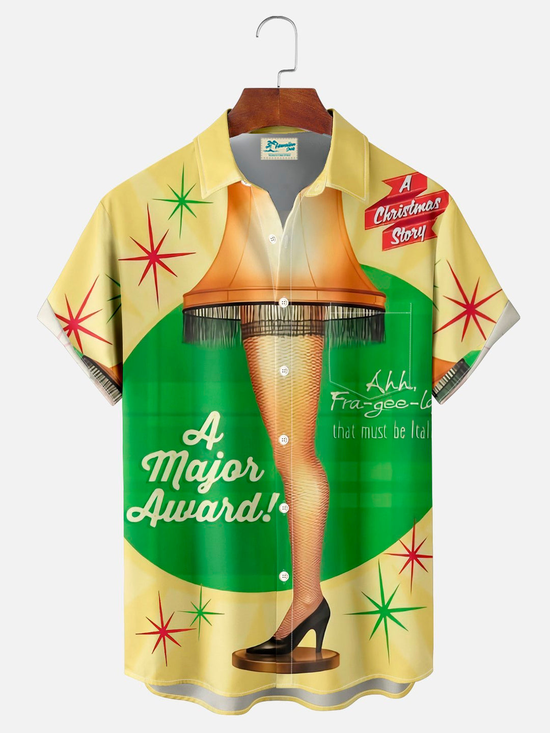 Alohadaddy Décoration de Noël Impression numérique 3D Chemise à manches courtes pour hommes avec poche boutonnée Grandes tailles