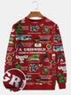 Suéter feo navideño para hombre de Alohadaddy, divertido estampado de alce navideño, camiseta de vacaciones navideñas
