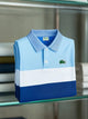 Alohadaddy® Basic Casual Stylish Stripe Printed Polo Shirt Stretch Comfort Camping Pullover Polo Shirt Big Tall