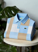 Alohadaddy® Basic Casual Stylish Lattice Printed Polo Shirt Stretch Comfort Camping Pullover Polo Shirt Big Tall