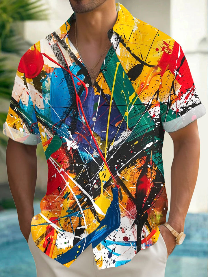 Alohadaddy® Vintage Abstract Art Print Men&
