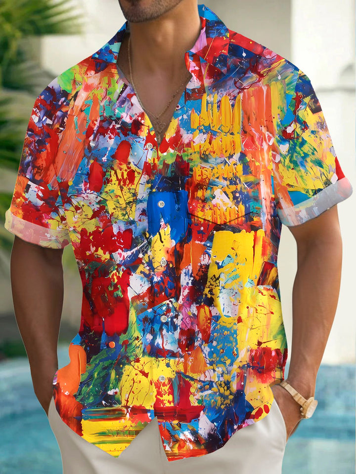 Alohadaddy® Vintage Abstract Art Print Men&