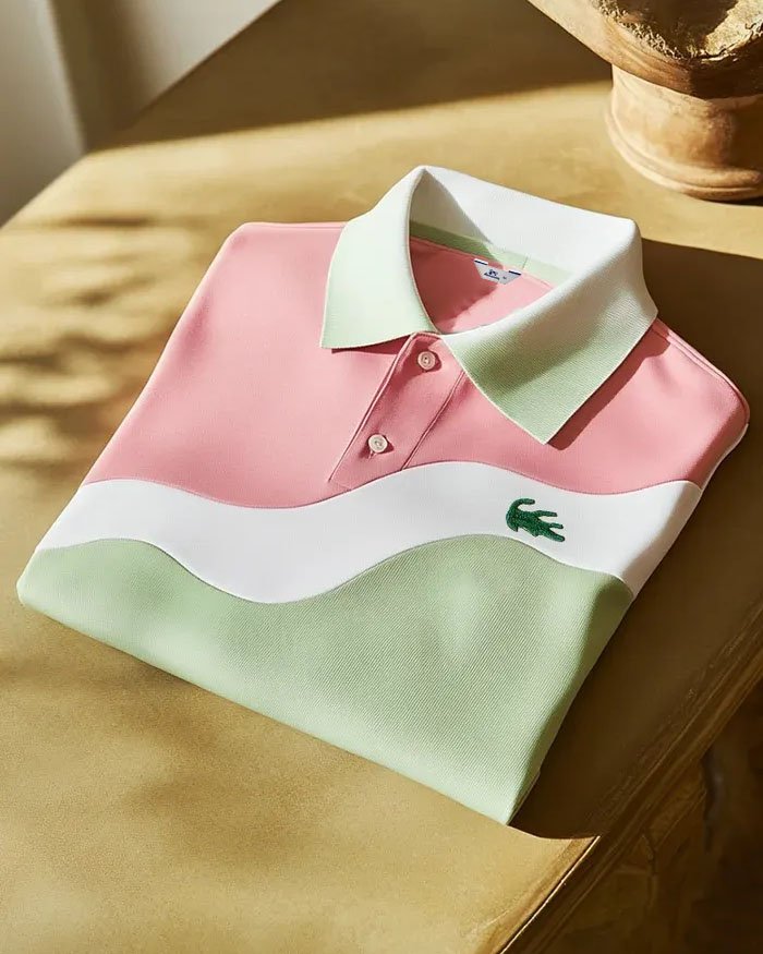 Alohadaddy® Business Color Block Logo Print Elastic Button Men's Short Sleeve Polo Shirt Big & Tall