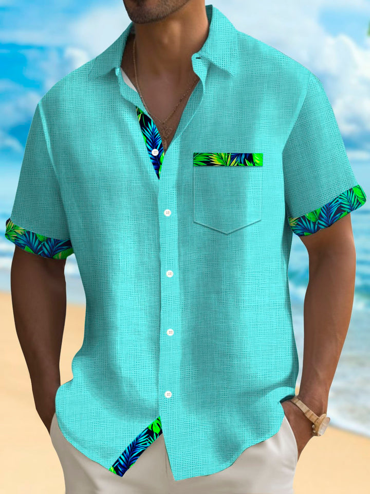 Alohadaddy® Hawaii Basic Textured Floral Print Men&