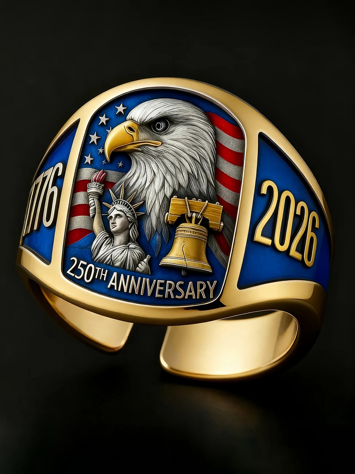 Alohadaddy® American 250th Eagle Ring