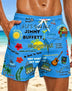Alohadaddy® Hawaiian Palm Tree Print Men's Shorts Beach Shorts Swim Trunks