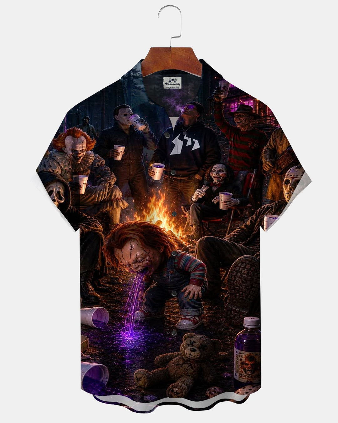 Alohadaddy® Halloween Clown Print Men&