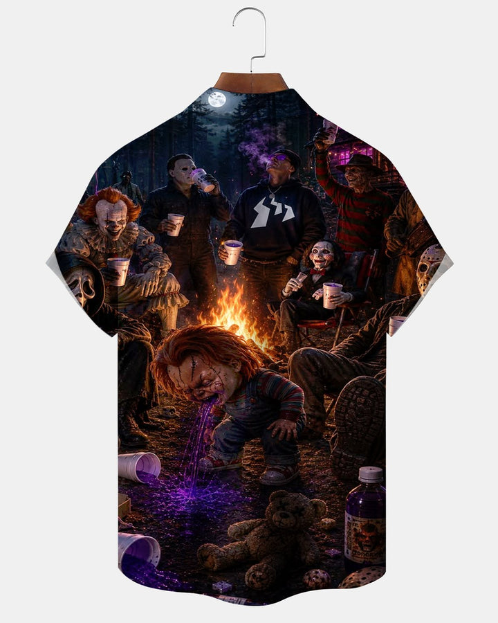 Alohadaddy® Halloween Clown Print Men&