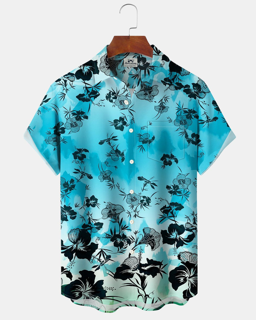 Alohadaddy® Casual Floral Gradient Print Men&