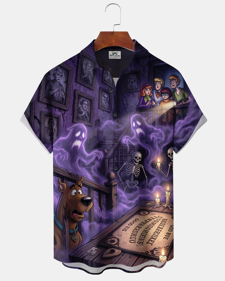 Alohadaddy® Retro Skull Castle Explorer Portrait Print Men&