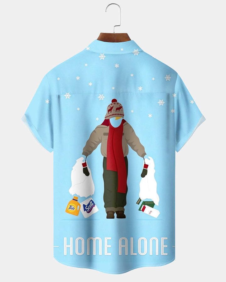Alohadaddy® Holiday Christmas Home Alone Print Men&