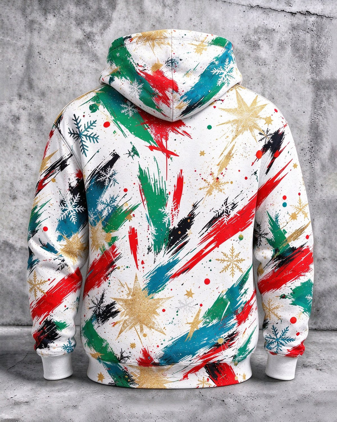 Alohadaddy® Holiday Christmas Graffiti Star Print Men&
